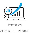 chart, icon, graph 138213802