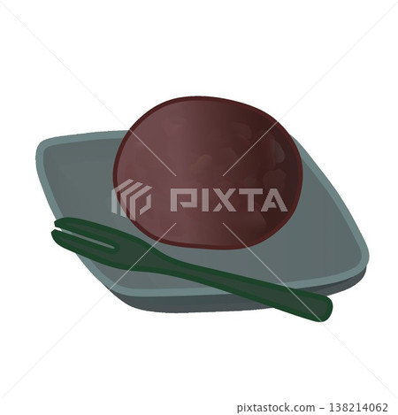 甜豆沙年糕的插圖 138214062