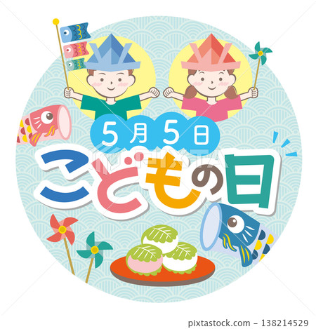 標題圖片為戴著頭盔的男孩和女孩—兒童節 138214529