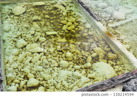 Kusatsu Onsen Yubatake (hot spring field), the shogun's designated hot spring water source (Kusatsu-machi, Agatsuma-gun, Gunma Prefecture) Kusatsu Onsen Yubatake (hot spring field), the shogun's designated hot spring water source (Kusatsu-machi, Agatsuma-gun, Gunma Prefecture) 138214594