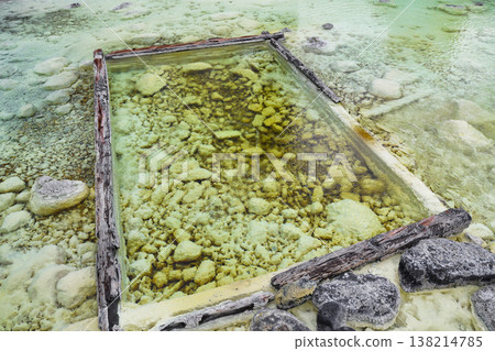 Kusatsu Onsen Yubatake (hot spring field), the shogun's designated hot spring water source (Kusatsu-machi, Agatsuma-gun, Gunma Prefecture) Kusatsu Onsen Yubatake (hot spring field), the shogun's designated hot spring water source (Kusatsu-machi, Agatsuma-gun, Gunma Prefecture) 138214785
