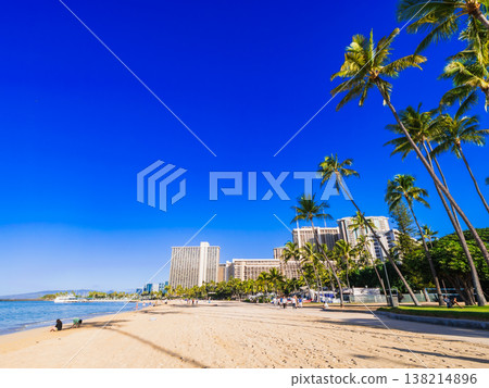 Hawaii Waikiki Beach 138214896