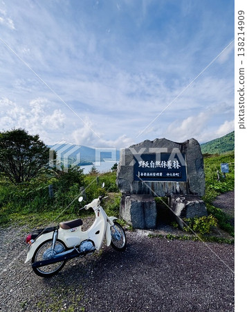 A motorcycle trip to Nozori Lake in Nakanojo Town, Gunma Prefecture. 138214909