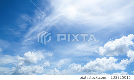 Sky Cloud Blue Background Paronama Web Cloudy summer Winter Season Day, Light Beauty Horizon Spring Brigth Gradient Calm Abstract Backdrop Air Nature View Wallpaper Landscape Cyan color Environment. Sky Cloud Blue Background Paronama Web Cloudy summer Winter Season Day, Light Beauty Horizon Spring Brigth Gradient Calm Abstract Backdrop Air Nature View Wallpaper Landscape Cyan color Environment. 138215015