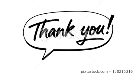 Thank you text greeting design Thank you text greeting design 138215316