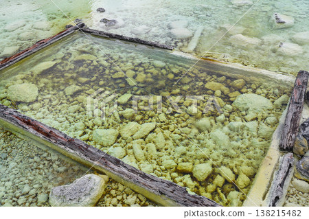 將軍指定的溫泉水源草津溫泉湯畑(群馬縣吾妻郡草津町) 將軍指定的溫泉水源草津溫泉湯畑(群馬縣吾妻郡草津町) 138215482
