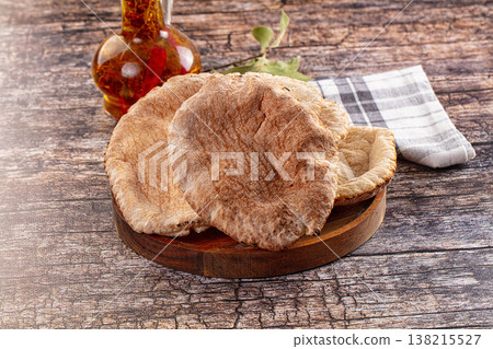 Turkish traditional Pita round bread Turkish traditional Pita round bread 138215527