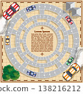 Car Racing. Board game. Vector design for app game user interface. 138216212