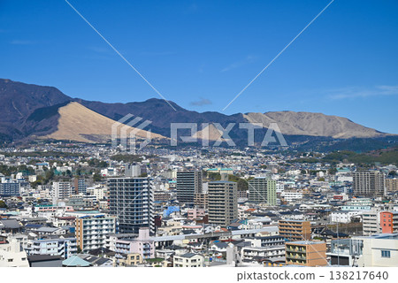 [Beppu City, Oita Prefecture] View of Beppu city from Beppu Tower 138217640