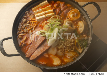 A slightly spicy sundubu stew with plenty of ingredients. A slightly spicy sundubu stew with plenty of ingredients. 138217681
