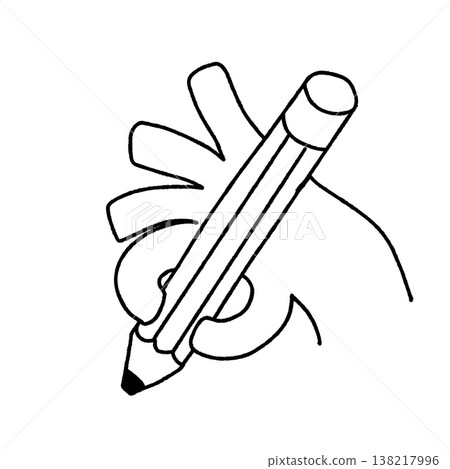 Hand drawing pencil, creative artist tool sketch icon line art. Human palm holding pencil, education stationery sign, designer work symbol black outline isolated. Drawing hand Hand drawing pencil, creative artist tool sketch icon line art. Human palm holding pencil, education stationery sign, designer work symbol black outline isolated. Drawing hand 138217996