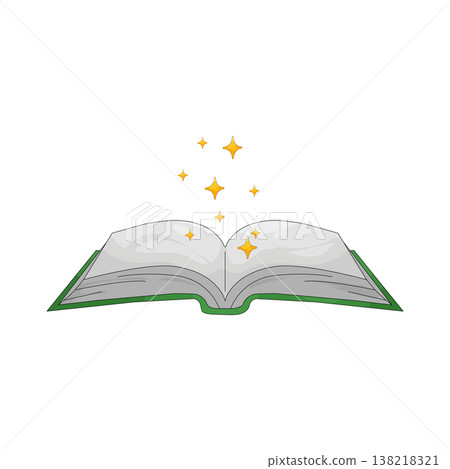 Illustration of Open book 138218321