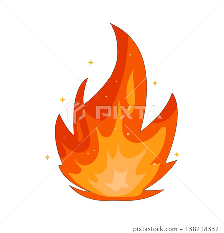 Illustration of Fire Illustration of Fire 138218332
