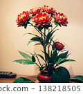 Red flower	 138218505