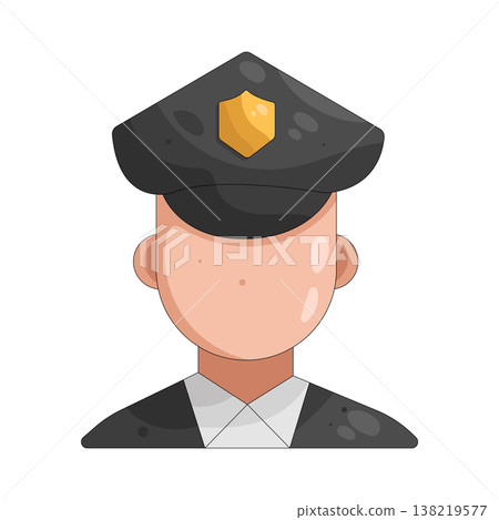 Illustration of policeman Illustration of policeman 138219577