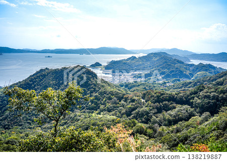 江田島的深秋:從古鷹山頂眺望瀨戶內海(第三部分),廣島縣江田島市 江田島的深秋:從古鷹山頂眺望瀨戶內海(第三部分),廣島縣江田島市 138219887