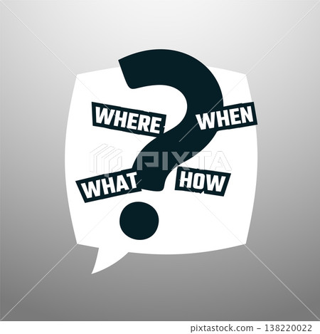 question mark faq symbol background with chat bubble 138220022