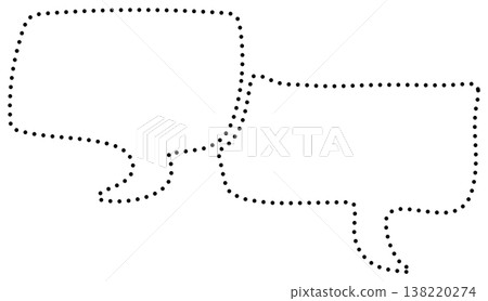 Speech bubbles icon, cartoon chatting, speak, message Speech bubbles icon, cartoon chatting, speak, message 138220274