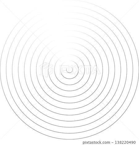 Circle lines gradient. Creative design 138220490