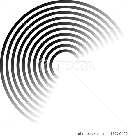 Circle lines gradient. Creative design Circle lines gradient. Creative design 138220492