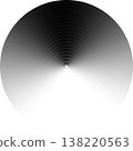 Circle lines gradient. Creative design 138220563