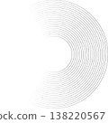 Circle lines gradient. Creative design 138220567