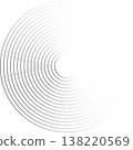 Circle lines gradient. Creative design 138220569