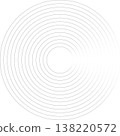 Circle lines gradient. Creative design 138220572