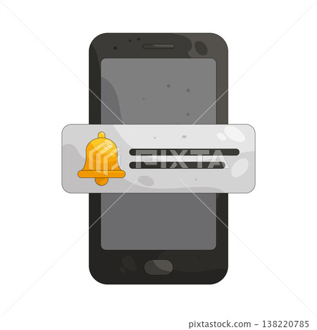 Illustration of notification  138220785