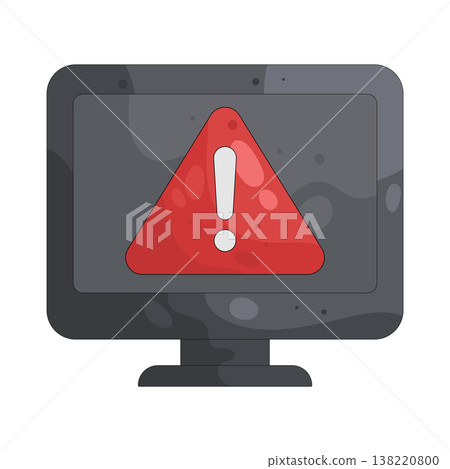 Illustration of system error Illustration of system error 138220800