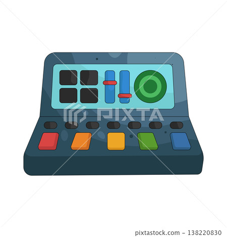 Illustration of control panel Illustration of control panel 138220830