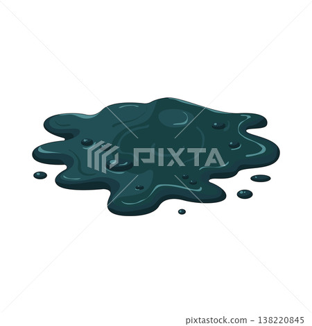 Illustration of oil spill Illustration of oil spill 138220845