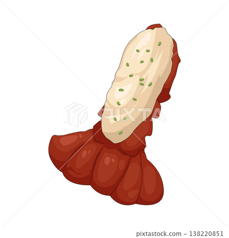 Illustration of Lobster tail Illustration of Lobster tail 138220851