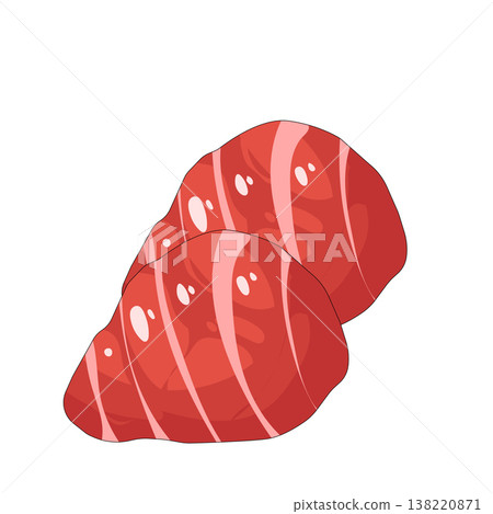 Illustration of Tuna sashimi Illustration of Tuna sashimi 138220871
