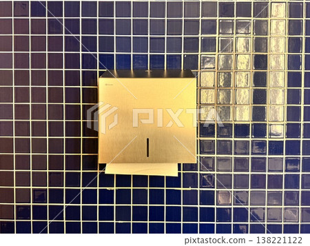 paper towels in the bathroom in a modern style 138221122