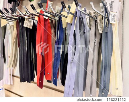 sewing workshop with colorful zippers for customers sewing workshop with colorful zippers for customers 138221232