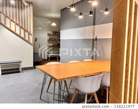 Coworking space, home office, space for freelancers and entrepreneurs to work and hold business meetings Coworking space, home office, space for freelancers and entrepreneurs to work and hold business meetings 138221477