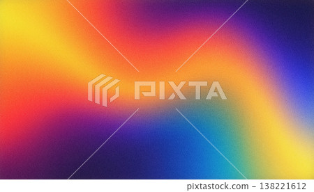 Elegant grainy rainbow texture background design Elegant grainy rainbow texture background design 138221612