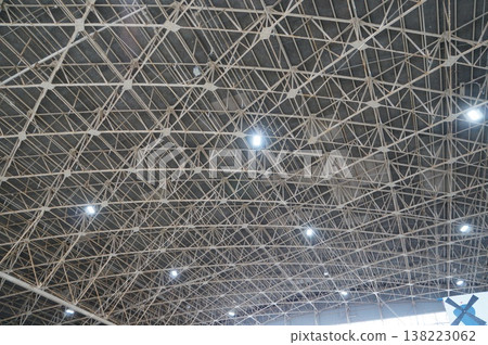 The ceiling of a Self-Defense Forces hangar 138223062