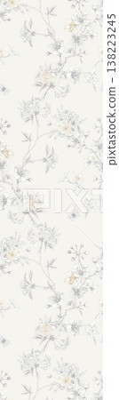 Hand Drawn Floral Illustrations 138223245