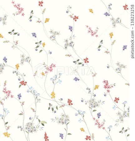 Hand Drawn Floral Illustrations Hand Drawn Floral Illustrations 138223258