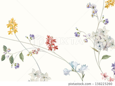 Hand Drawn Floral Illustrations Hand Drawn Floral Illustrations 138223260