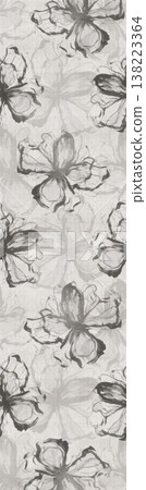 Collection of delicate vintage floral seamless patterns with soft muted pastel and neutral tones Collection of delicate vintage floral seamless patterns with soft muted pastel and neutral tones 138223364