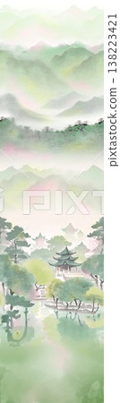 Collection of delicate vintage floral seamless patterns with soft muted pastel and neutral tones 138223421