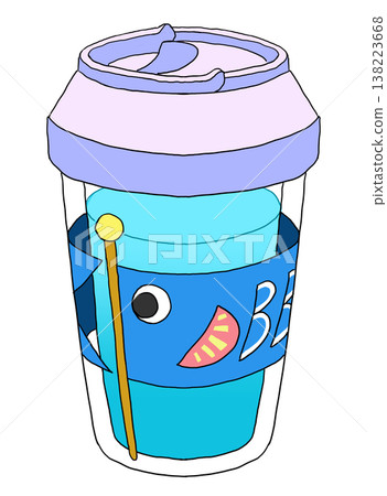 A cute tumbler with a picture of a carp streamer. 138223668