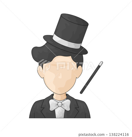 Illustration of Magician 138224116