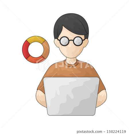 Illustration of Graphic Desainer Illustration of Graphic Desainer 138224119