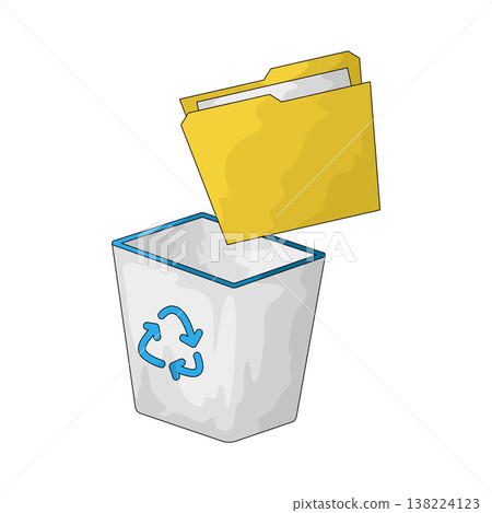 Illustration of Folder Deletion Illustration of Folder Deletion 138224123