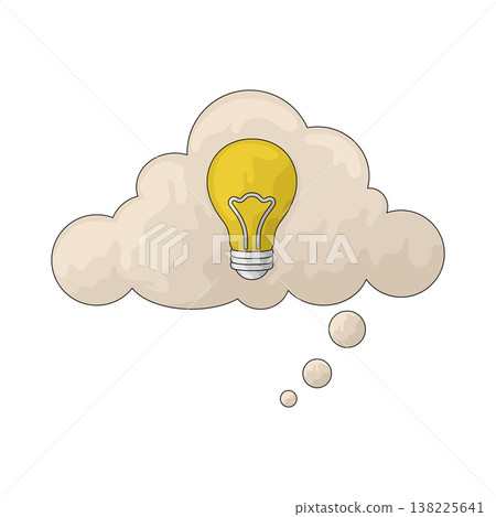 Illustration of Idea Cloud 138225641