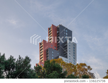 High-Rise New Buildings in Saburtalo District Tbilisi High-Rise New Buildings in Saburtalo District Tbilisi 138225736